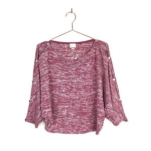 [Anthropologie] Postmark Dolman Button Sleeve Top
